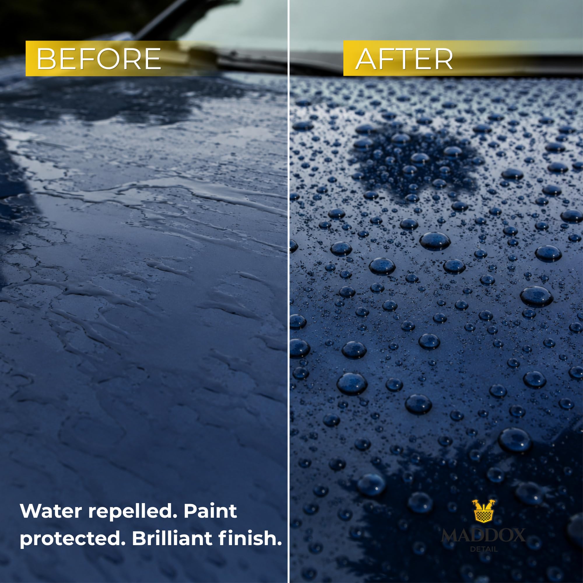 Maddox Detail - Hydro Ceramic 500 ml | Sigillante Vernice Auto | Lucidante Auto e Protezione Ceramica Idrofobica | Repellente all'Acqua e Raggi UV | Strato Protettivo Duraturo | Coating Ceramico Auto