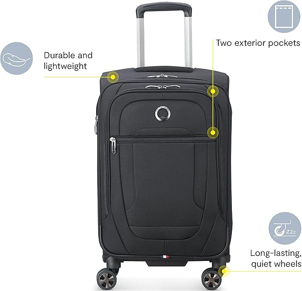 Amazon | DELSEY PARIS ヘリウム DLX ソフトサイド 拡張可能荷物 