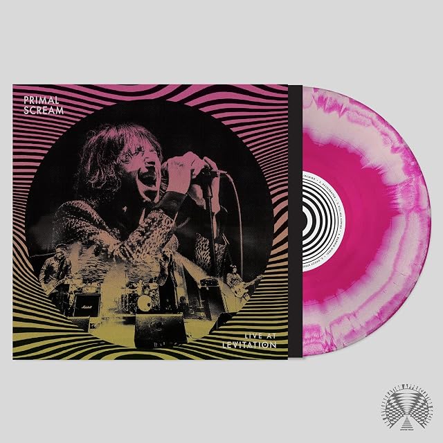 Live At Levitation (Vinil Multicor, Edição Limitada) por Primal Scream, capa do álbum
