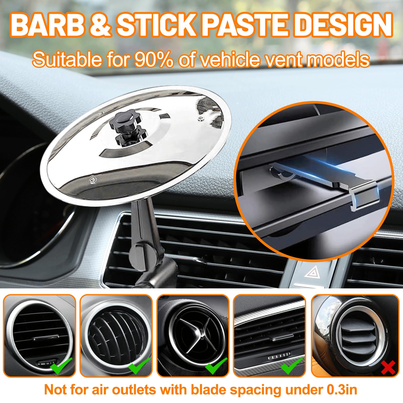 Car Vehicles Interior Decoration, Car Crash Cymbal, Drum Cymbal Ventilation, Hand Drum Percussion Instruments Decoration - Image 4