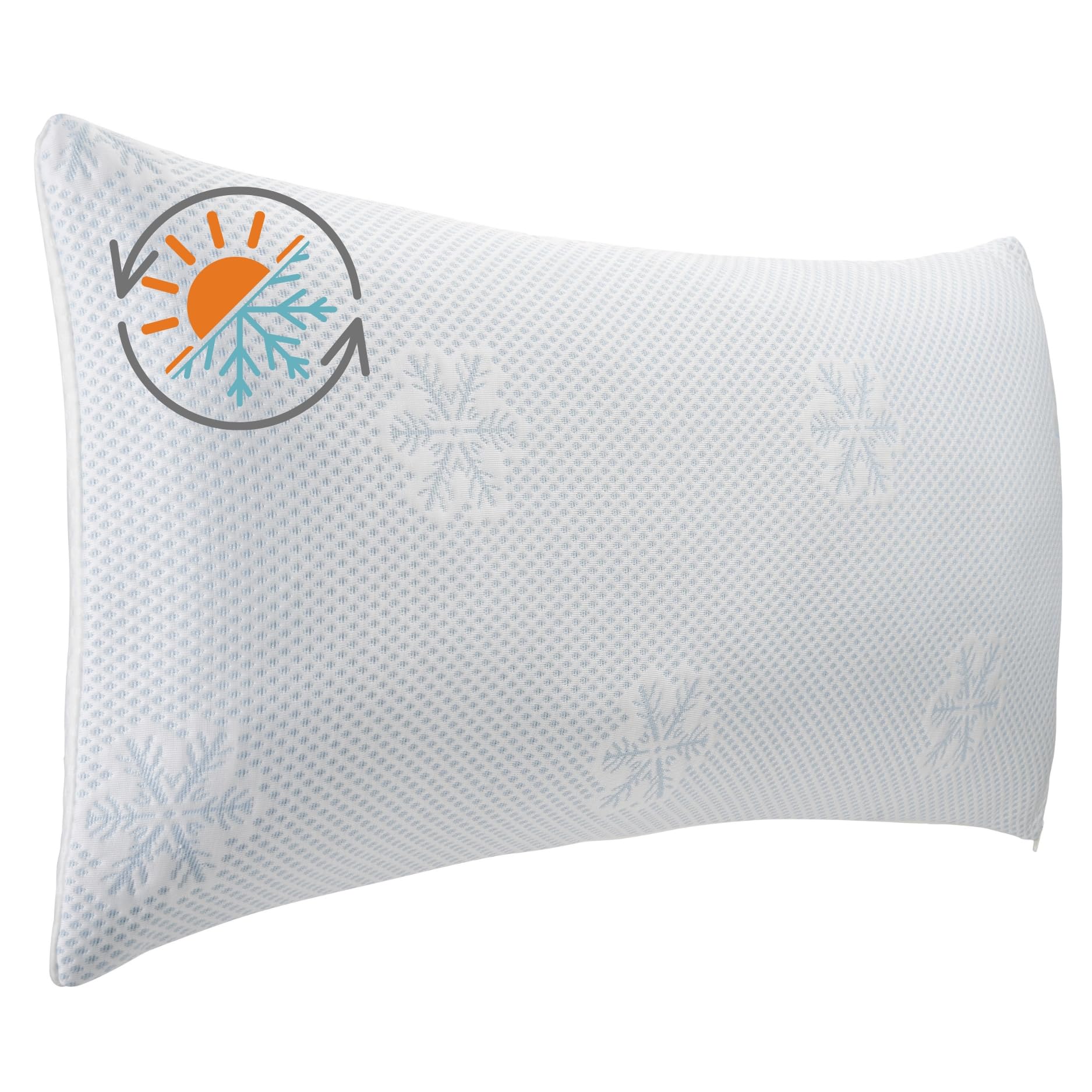 sleepling Memory Foam Kissen 40x80 cm, Kühlendes Kopfkissen Sommer mit Warmer Seite Winter, Ergonomisch & Höhenverstellbar, Nackenstützkissen 40 x 80 cm, Made in EU, Oeko-TEX, Waschbar bis 40 Grad