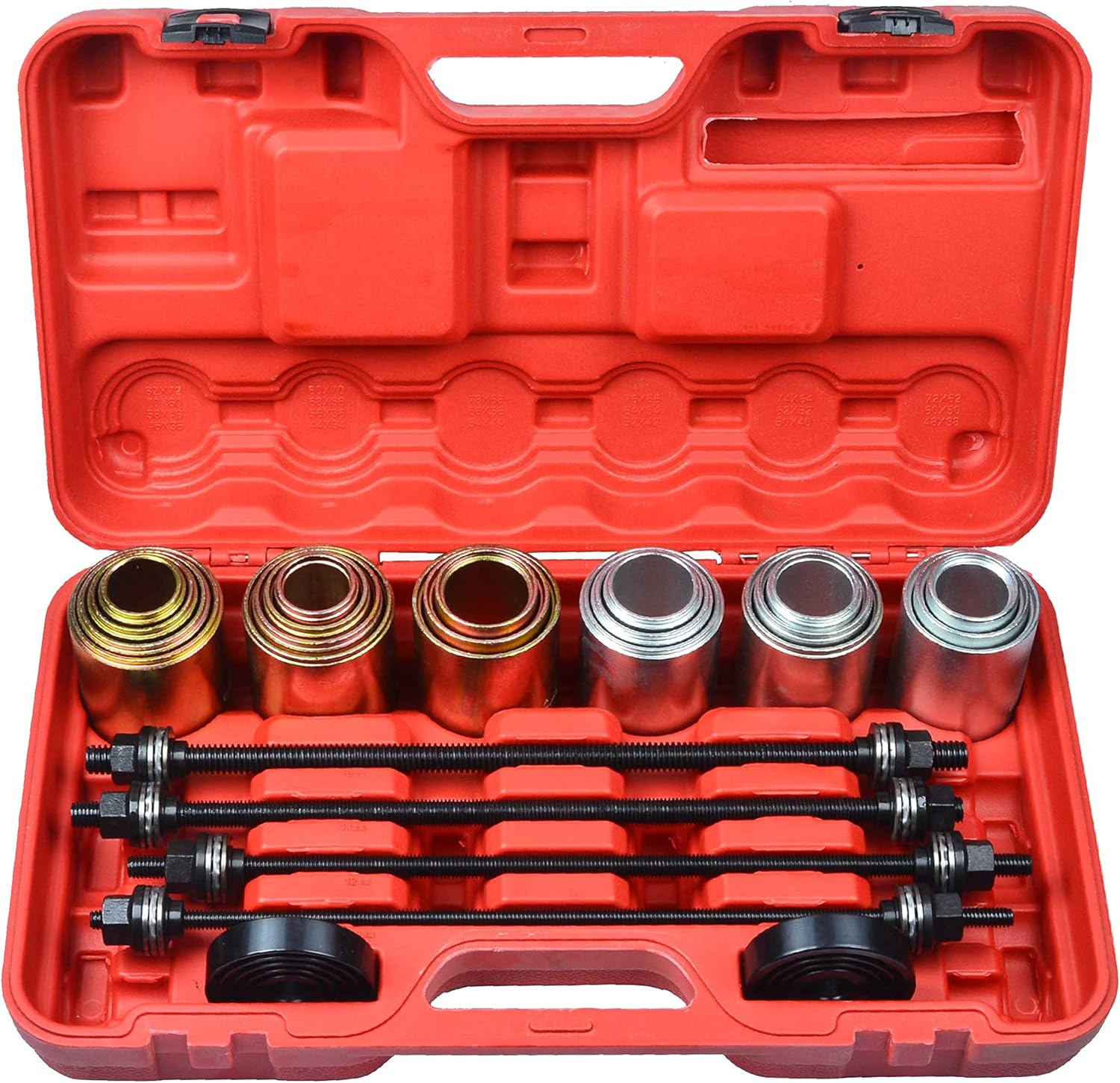 26Pcs Press and Pull Sleeve Kit Car Bushing Tools Bushing Removal Tool