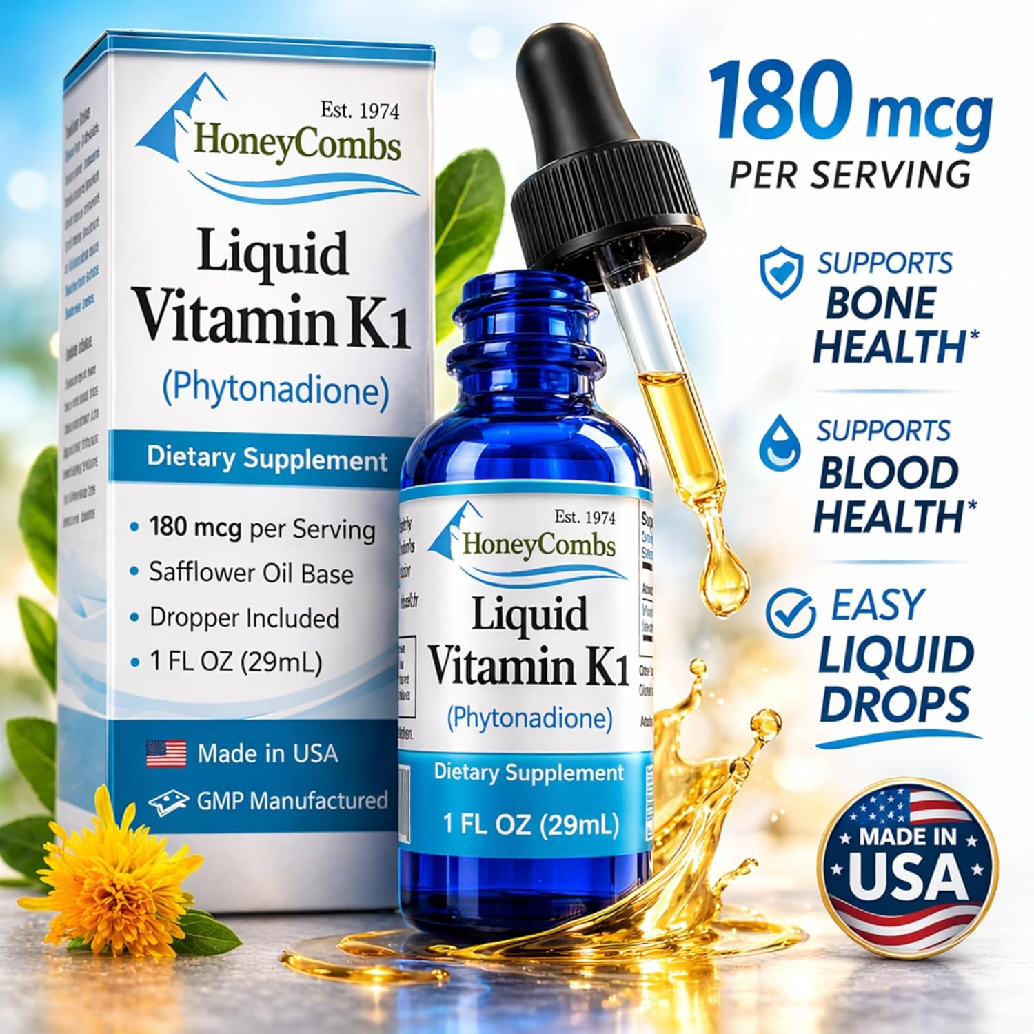 Liquid Vitamin K1 - 1 Fl Oz.