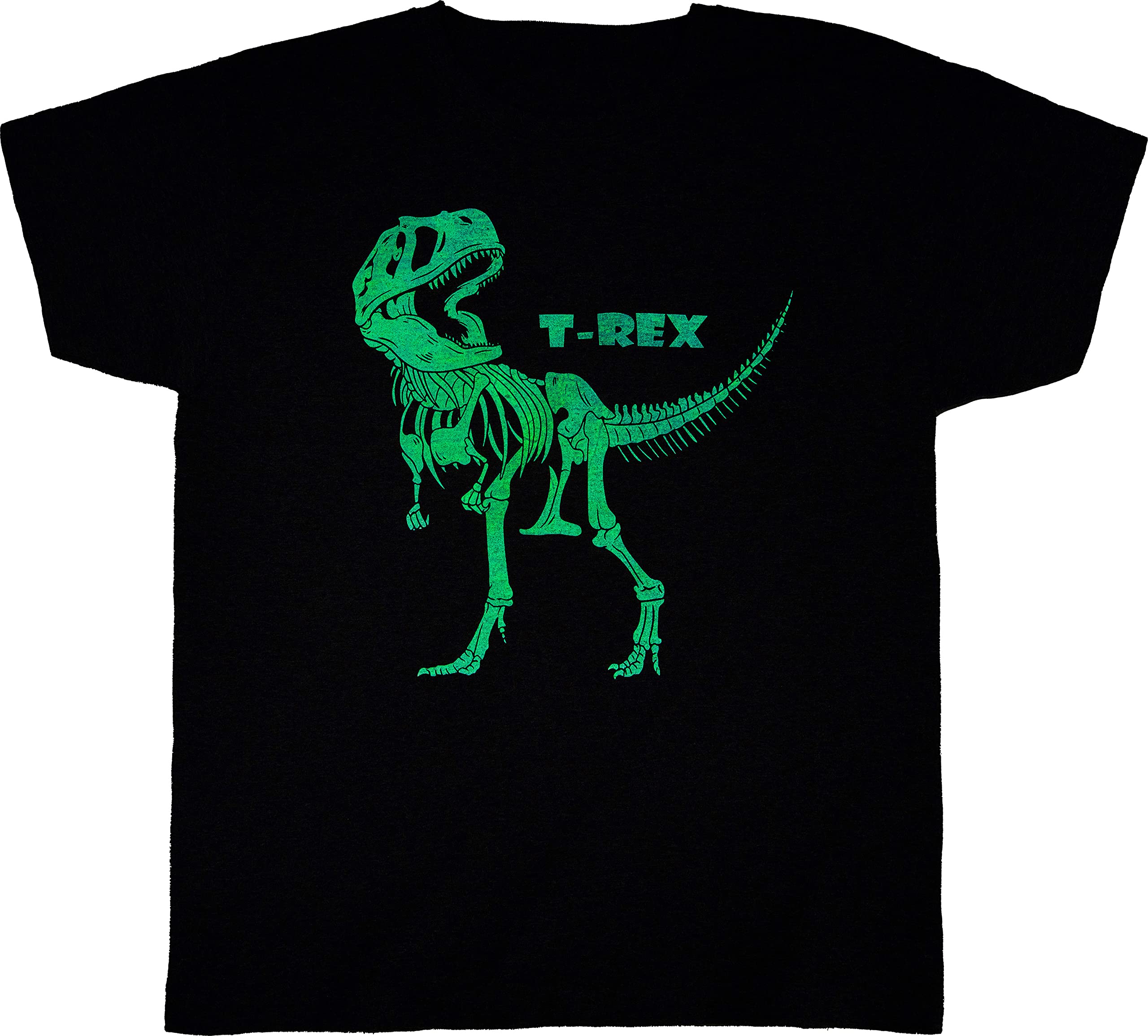 T-shirt dziecięcy: T-Rex świecący w ciemności - Tyranozaur Rex Dino, Glow in The Dark - koszulka dla chłopców i dziewczynek, pomysł na prezent urodzinowy dla dzieci i fanów dinozaurów