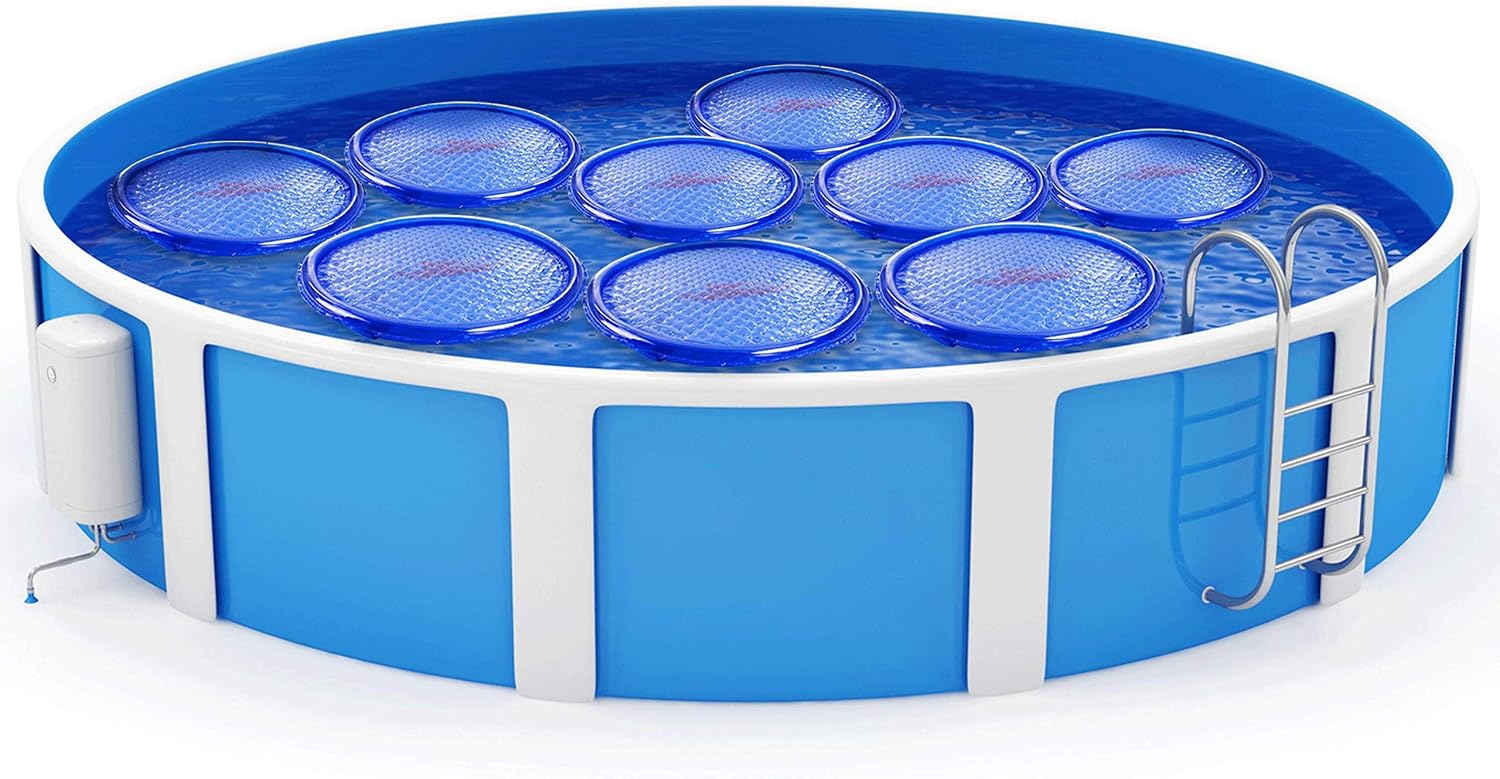 Solar Sun Rings Plain Blue Swimming Pool 3-Pack