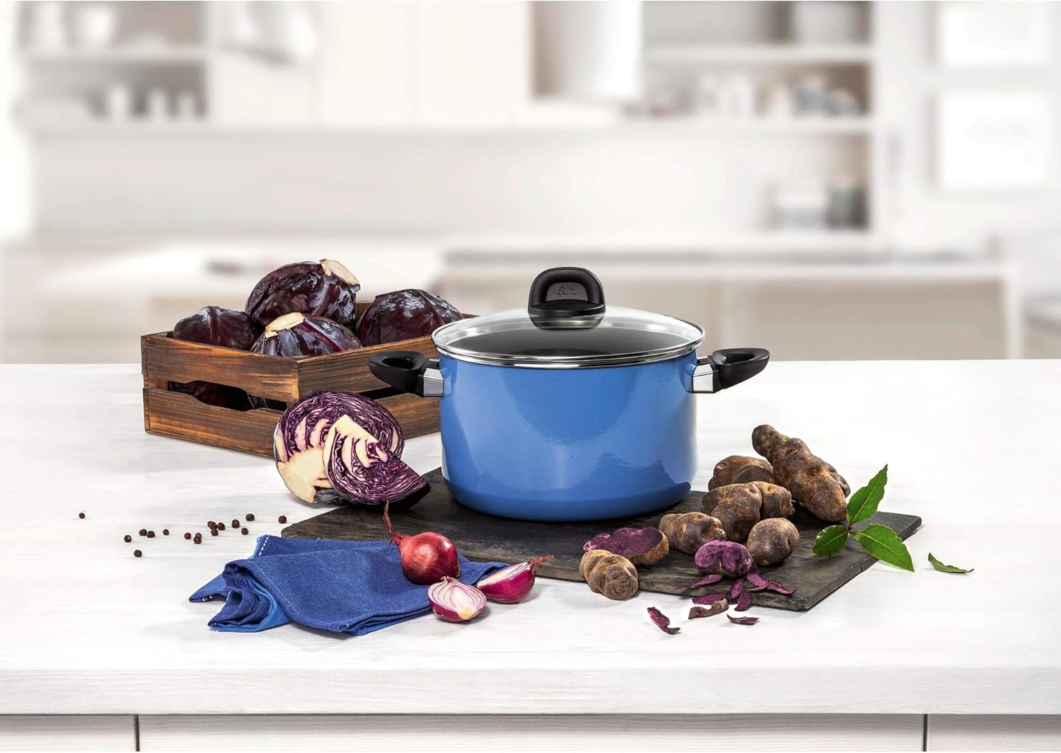 Silit シリット社シラルガン サービングパン 浅両手鍋 24cm 黒 Amazon