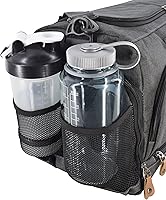 Vista 7 de Ultimate Gym Bag 2.0 La bolsa de lona duradera diseñada por Crowdsource con 10 compartimentos óptimos que incluyen bolsa resistente al agua