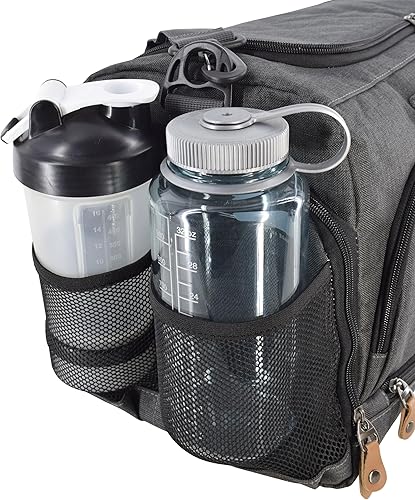 Miniatura 7 de Ultimate Gym Bag 2.0 La bolsa de lona duradera diseñada por Crowdsource con 10 compartimentos óptimos que incluyen bolsa resistente al agua