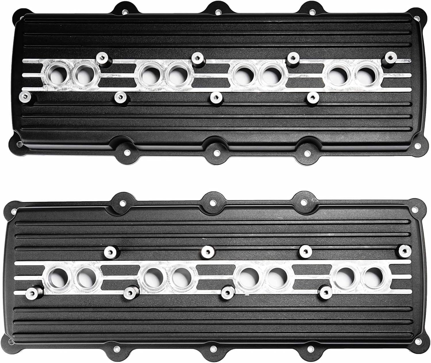 Aluminum Cast Valve Covers for Gen 3 III Hemi 5.7L 6.1L 6.4L For HEMI Gen III Cast Valve Cover (Black)