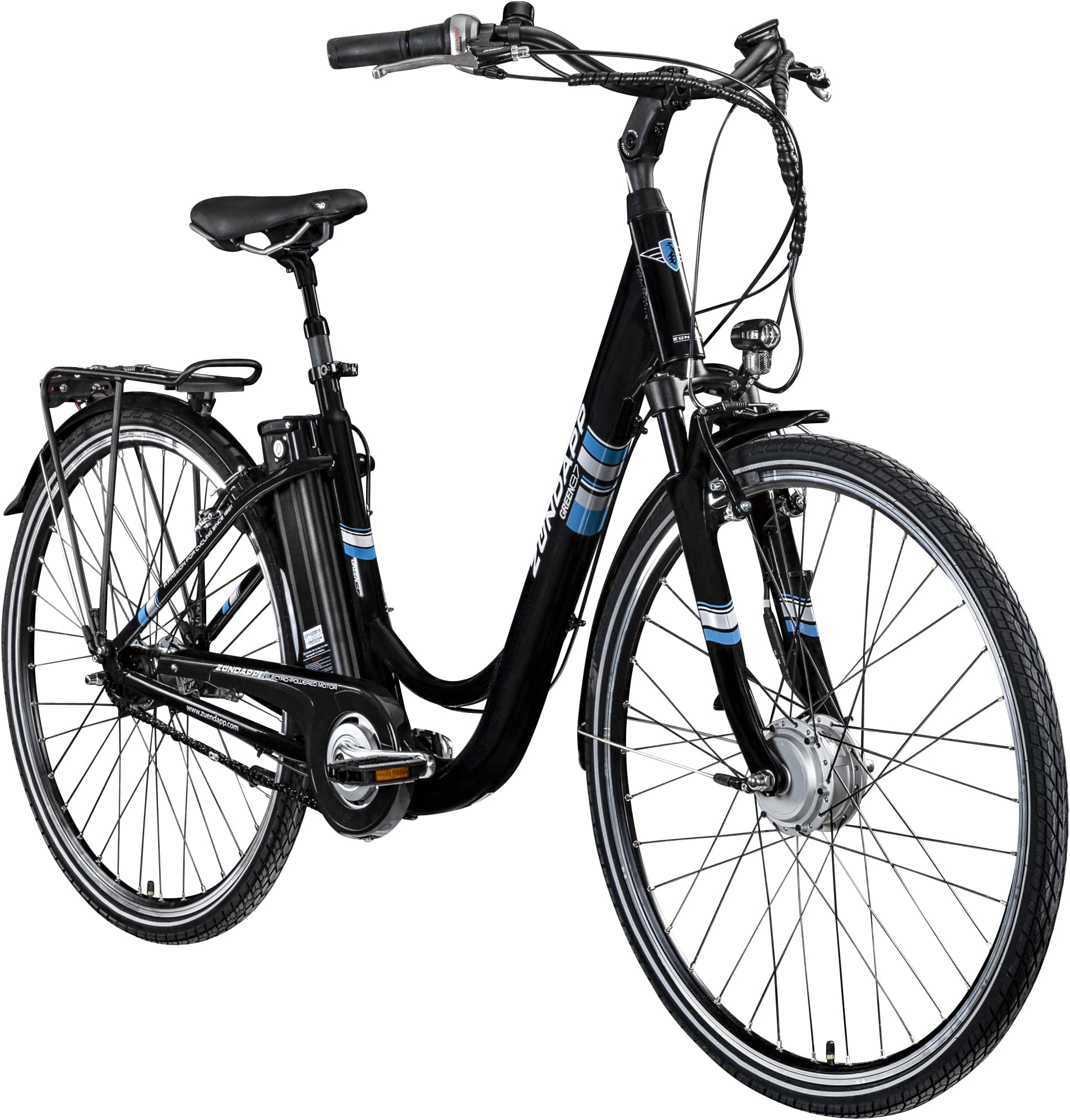 F.lli Schiano Damen Trekkingrad Voyager - 28 Zoll City Bike Schwarz-Rot
