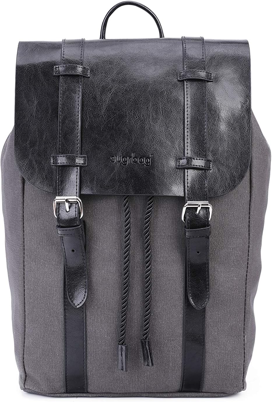 sugrbag Popy Backpack Grey / Black