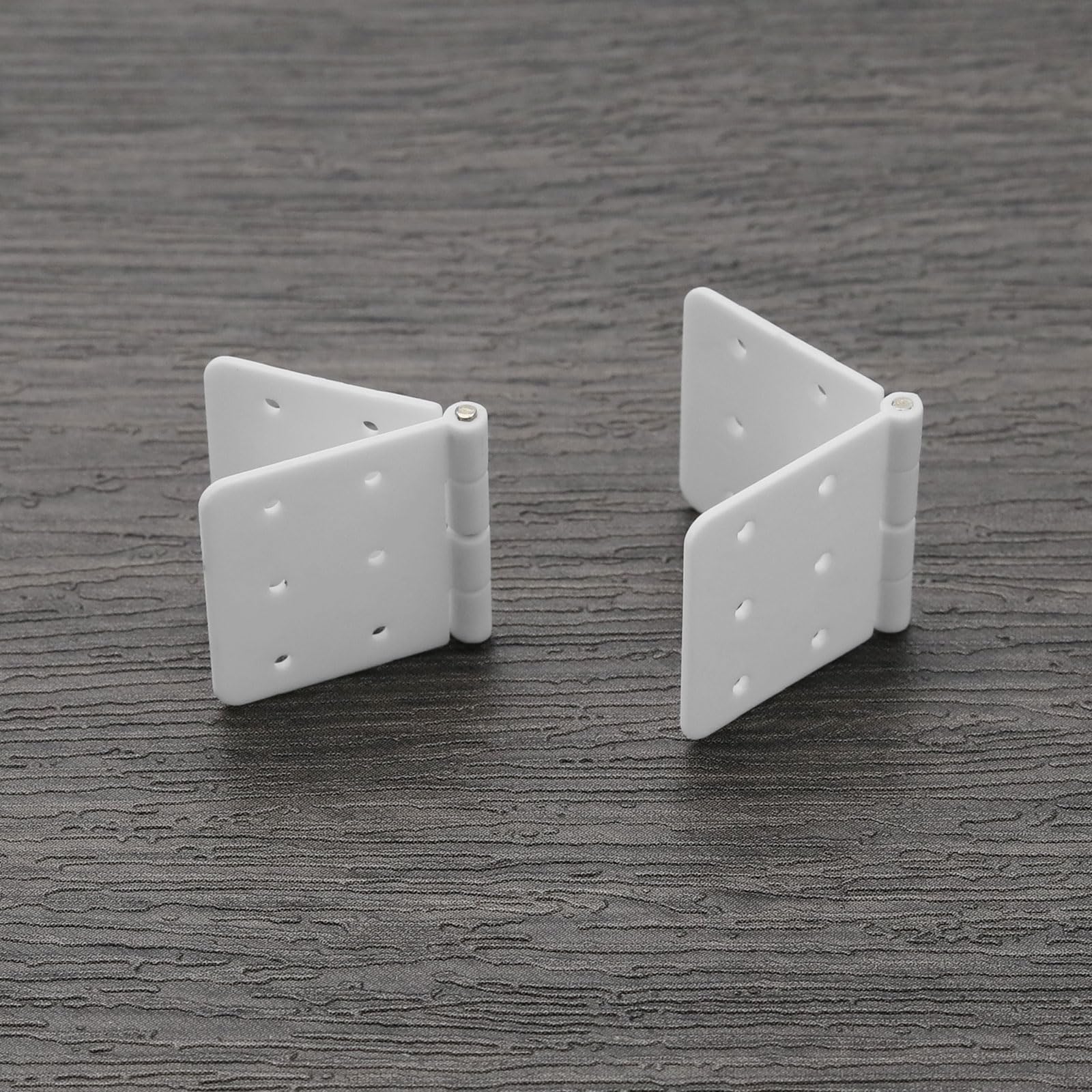 30 bisagras de avión RC de 36 x 20 mm, bisagras rectangulares plegables de plástico para bricolaje, modelos de avión, reemplazos, color blanco