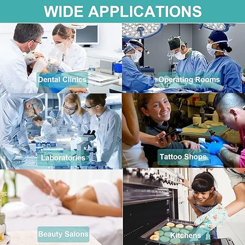 Miniatura 7 de Lyuxzad - Bandeja dental - Paquete de 2 bandejas de acero inoxidable de 12.6 x 10.6 x 0.8 pulgadas, bandeja plana para perforación dental,