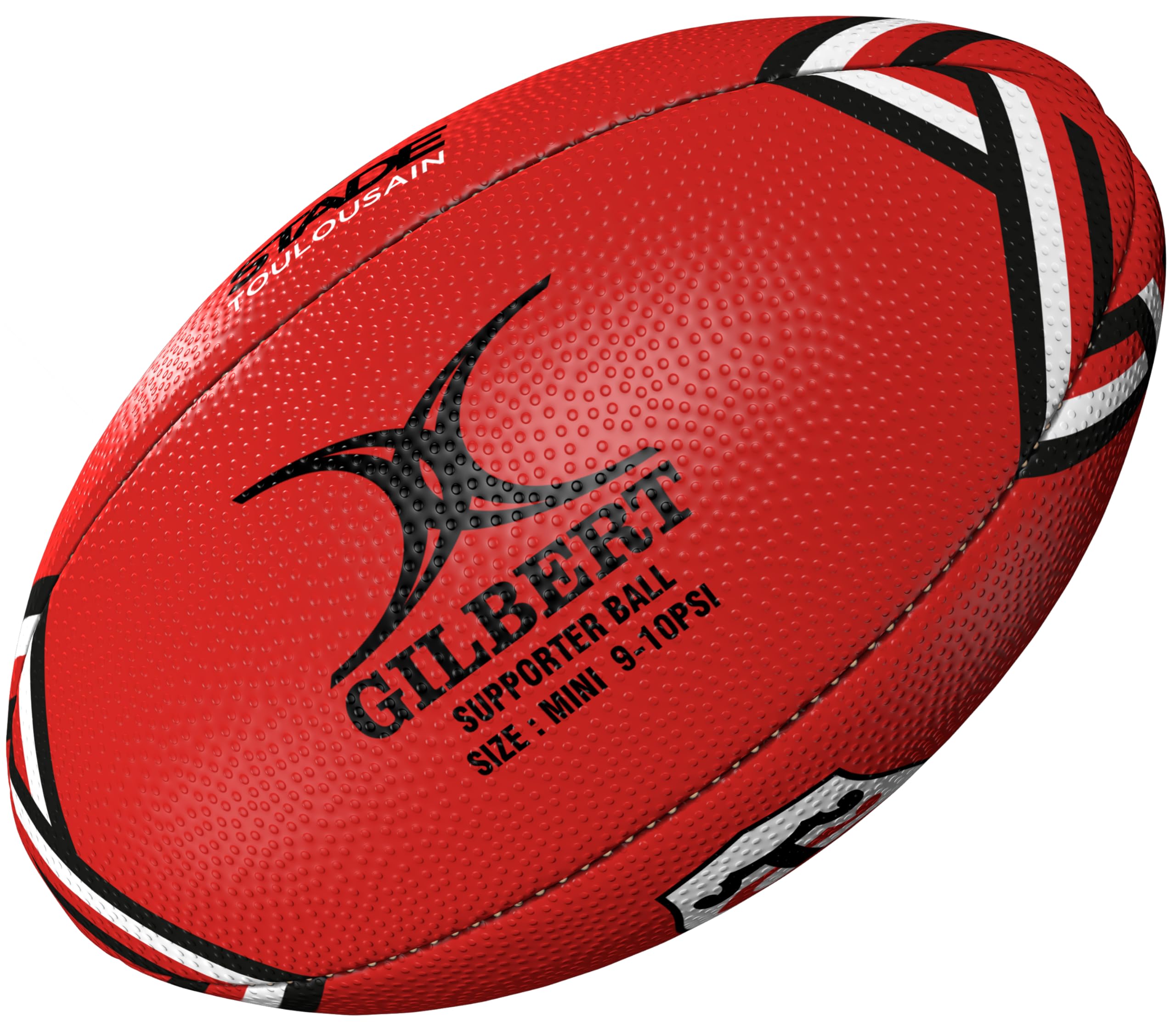 Gilbert Mini Ballon de Rugby Toulouse - Collection Officielle Stade TOULOUSAIN