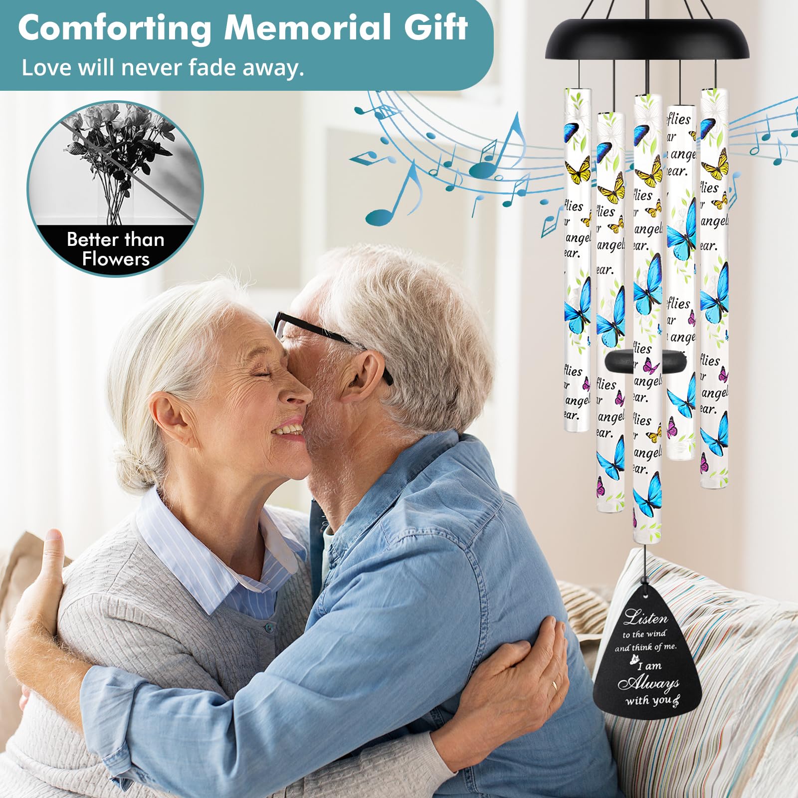 Carillon À Vent De Condoléances Pour La Perte D'Un Être Cher