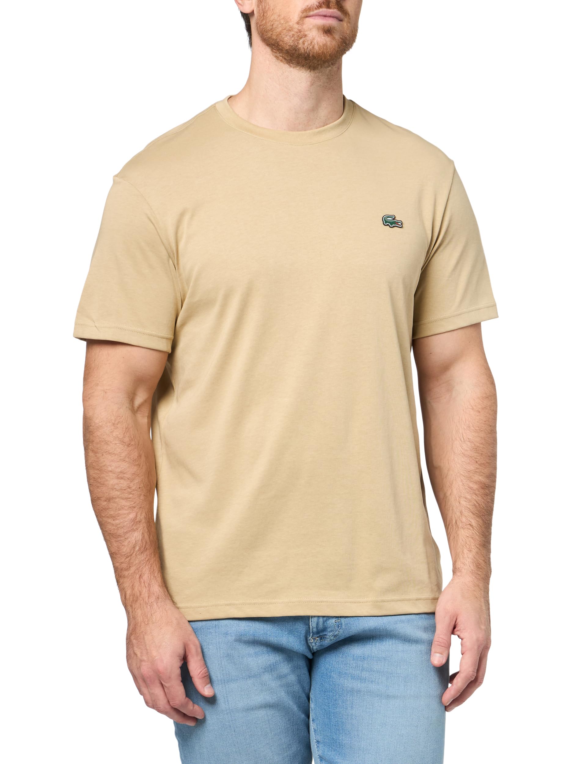 

                                                    Lacoste Men's Relaxed Fit Signature Print T-Shirt,