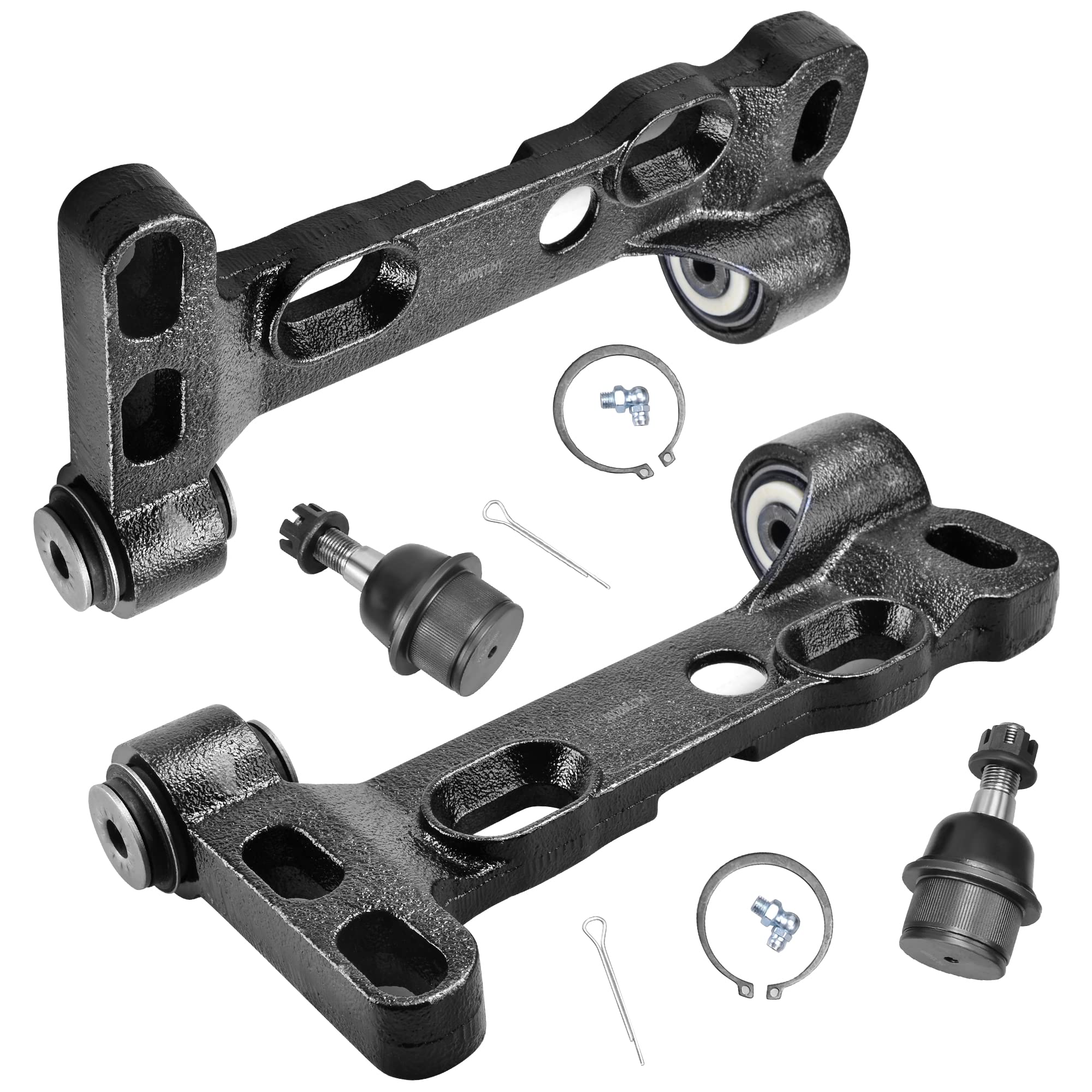 Photo 1 of AUTOSAVER88 -Front Lower Control Arm Bracket Compatible with 2002-2009 Buick Rainier, Chevy SSR/Trailblazer, GMC Envoy, IsuzuAscender, Oldsmobile Bravada, Saab 9-7X -w/Lower Ball Joint 4PCS Front Lower
