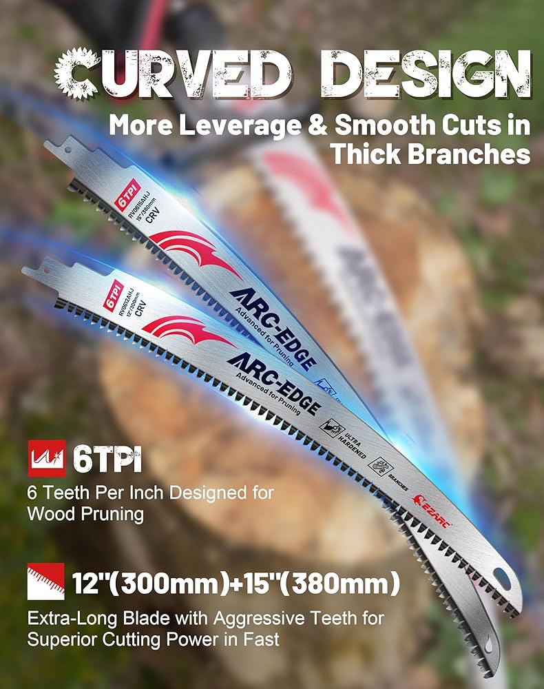 ✴arks✴ EZARC 5 Pieces Japanese Teeth Reciprocating Saw Blade Set