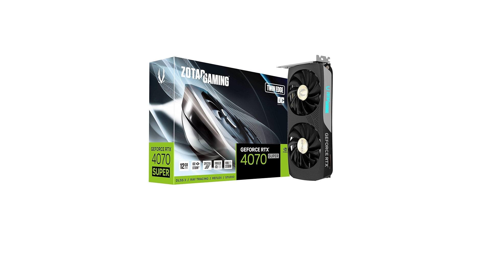 PCパーツ ZOTAC - ZOTAC GeForce RTX4070Super TwinEdge OC Amazon.com: Zotac GEFORCE RTX 4070 Super Twin Edge 12GB