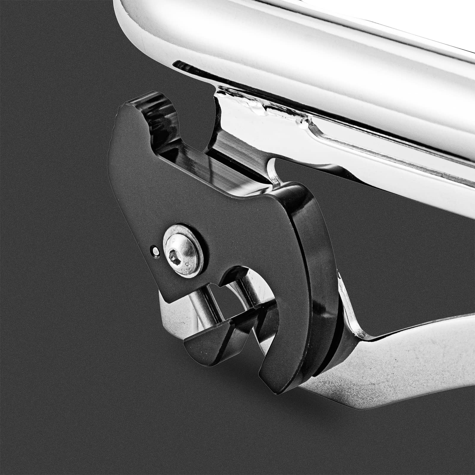 Dasen Stealth Luggage Rack Detachable Compatible with Harley Touring Road King Electra Glide Road Glide Street Glide 2009-2024 Chrome