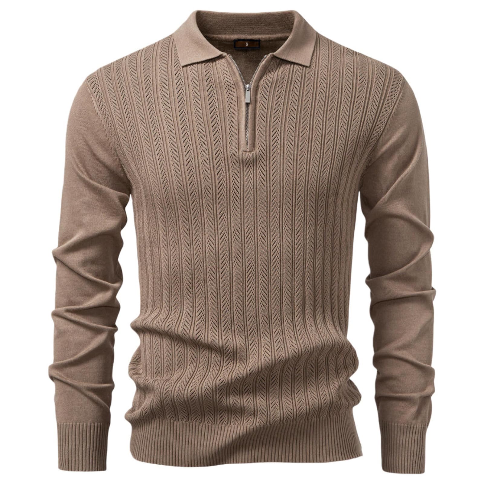 Pull en tricot fin de qualité supérieure à manches longues - 6