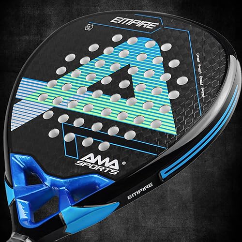 Miniatura 5 de AMA SPORT Raqueta de pádel Superficie de Fibra de Carbono con núcleo de espuma EVA Memory Flex Core Pádel Raqueta de Tenis Raqueta de Pádel Ligeras