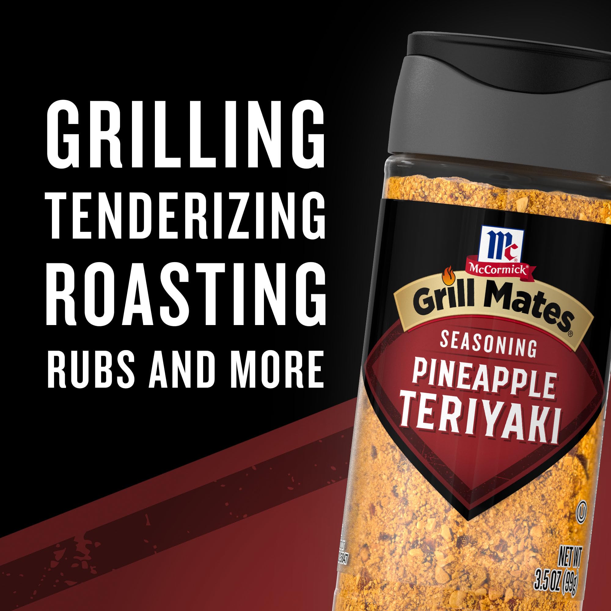 McCormick Grill Mates Seasoning Pineapple Teriyaki Grilling Seasoning for Adding Savory-Sweet Teriyaki Flavor to Pork Chicken or Seafood — view 7