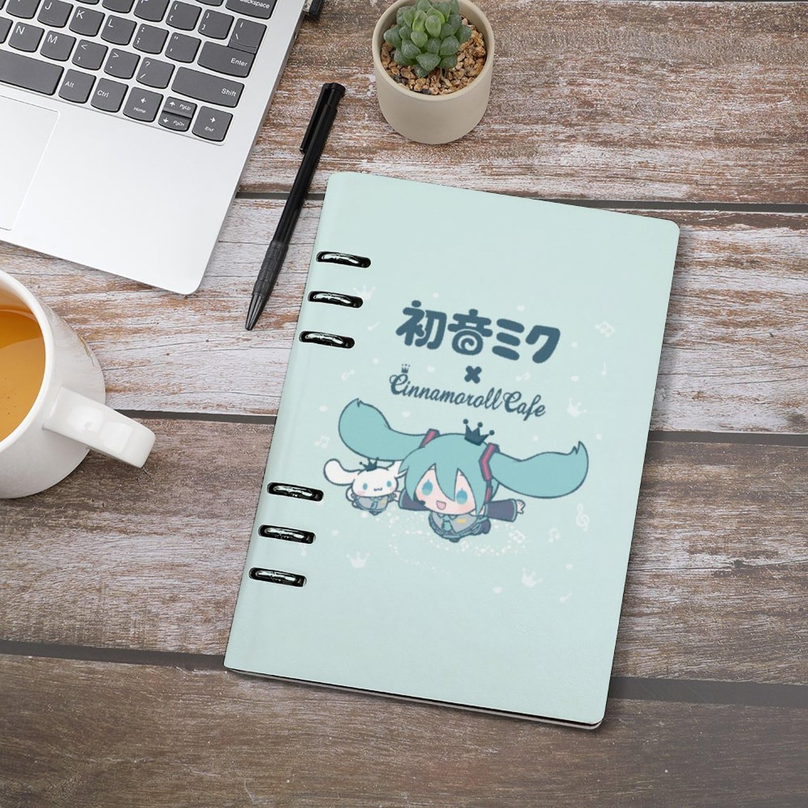 Amazon.co.jp: システム手帳 初音ミク Miku 美少女 萌え A5 6穴 ノート