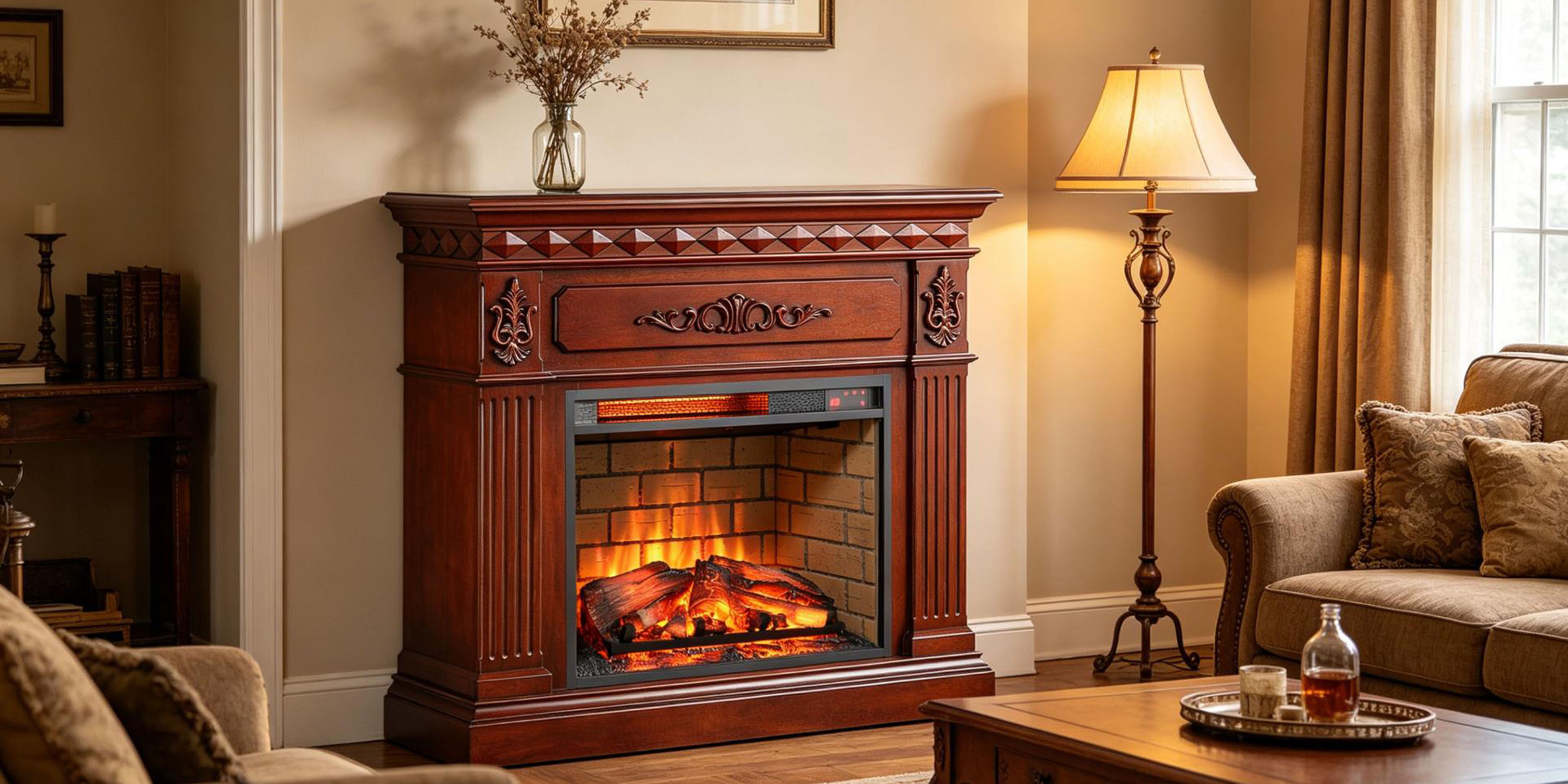 Amazon.com: Innoflame 23” Electric Fireplace Insert, Realistic