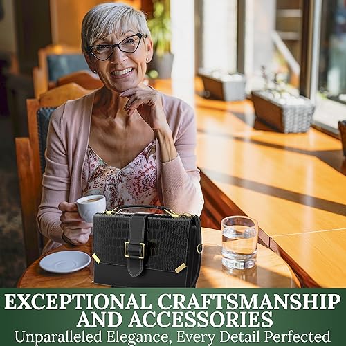 Miniatura 4 de DEHITE Funda para la Biblia para mujer, bolsa de transporte para la Biblia, ranuras para bolígrafos, bolsillo con cremallera, correa para el hombro,