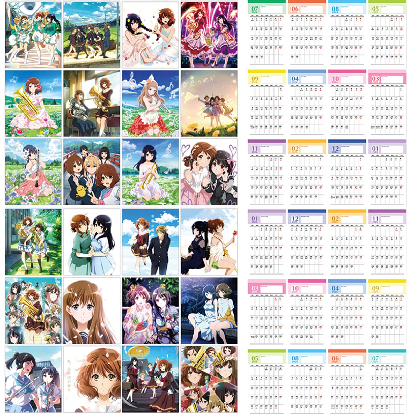 Amazon | 響け！ユーフォニアム 卓上カレンダー 2026-2027 年版 月間