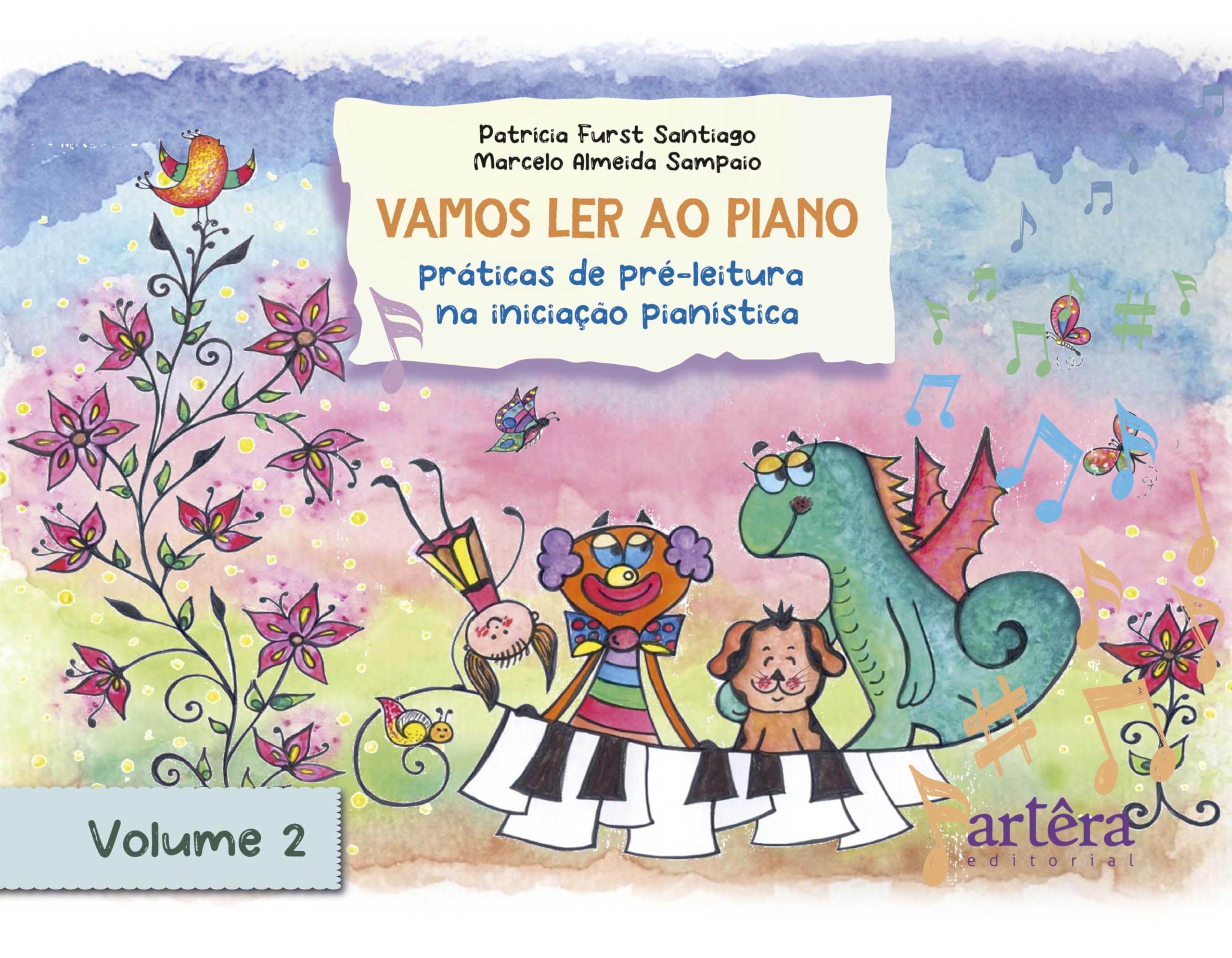 Práticas de Pré-Leitura Volume 2, méthode piano initiation et éducation musicale