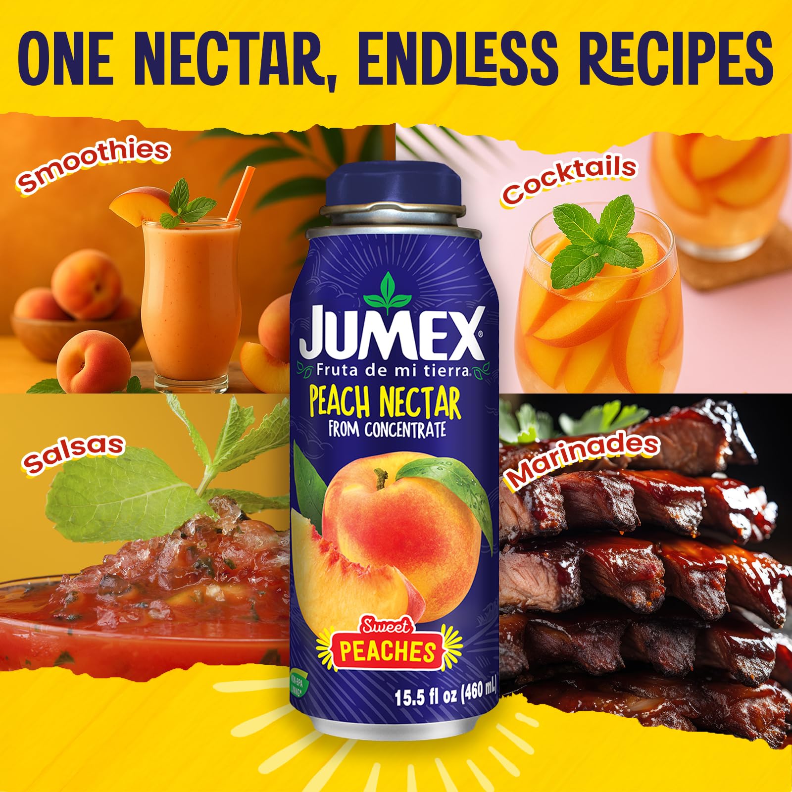 Amazon.co.jp: Jumex ラタ ボテラ ピーチ、16.5オンス (12個