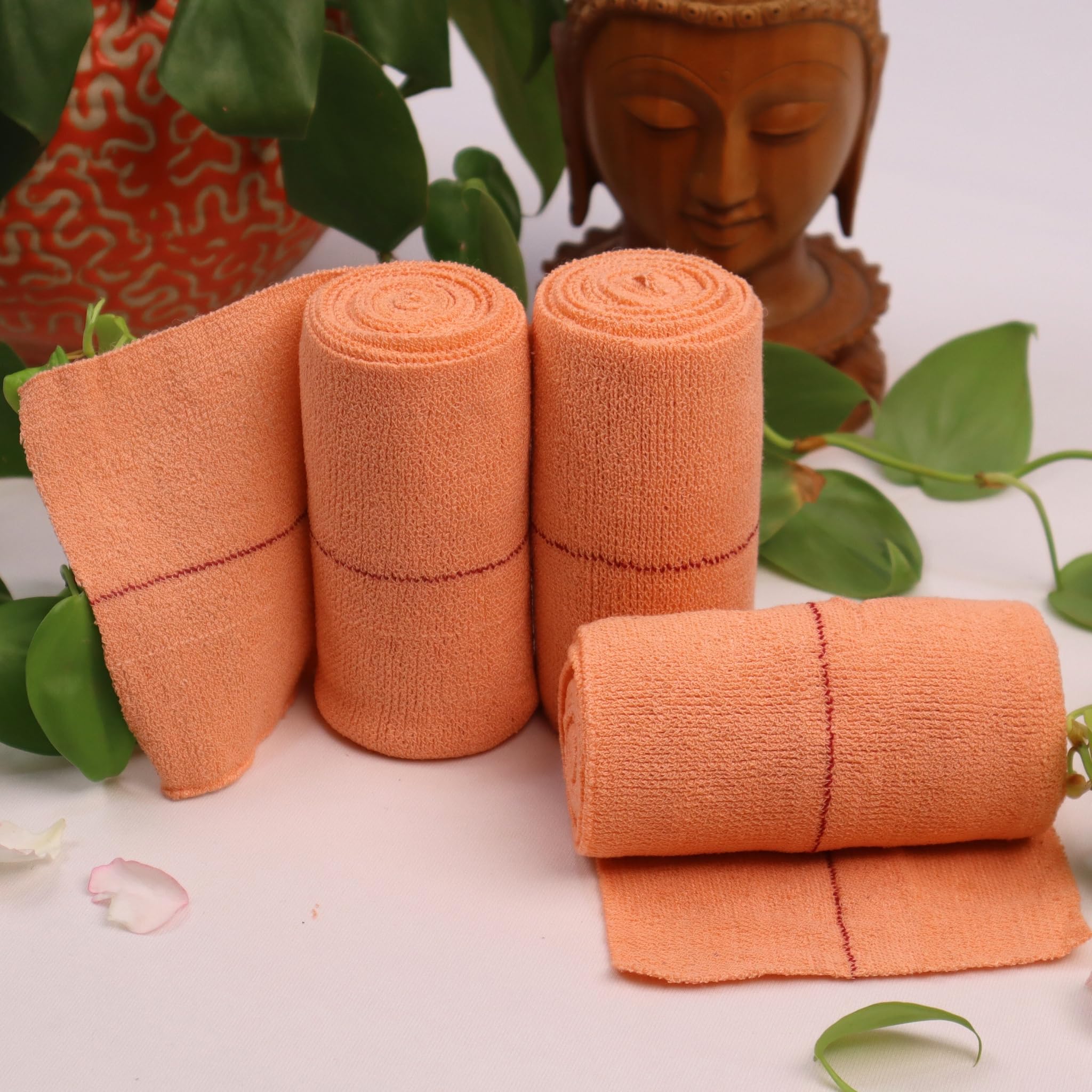 Yogikuti Yoga Eye Wrap Set of Three, Cotton Yoga Eye Wrap for Restorative Yoga