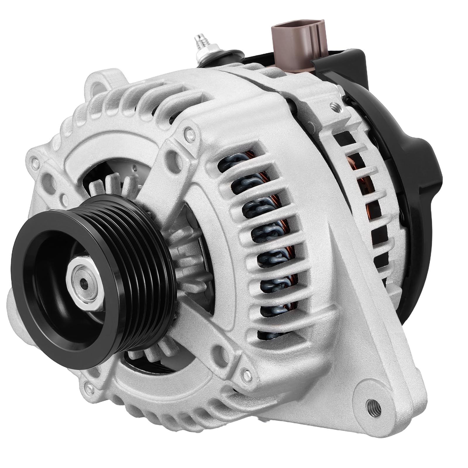 BDFHYK Alternator Compatible with Lexus RX330 2004-2006 3.3L V6,Compatible with Toyota Highlander/Sienna 2004-2007 3.3L V6 Replace 11032N,11032R,11032,27060-0A100,27060-0A130-image-38