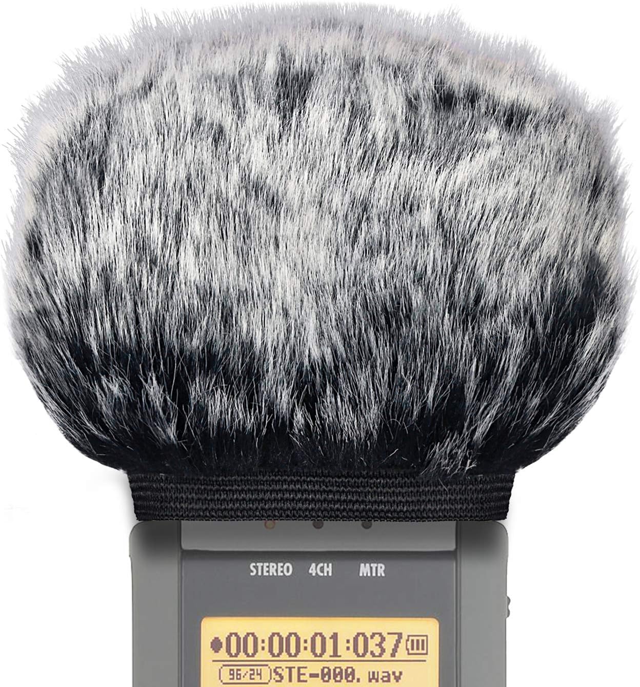 SUNMON Microphone Windscreen Muff for Zoom H4N Portable Digital Recorders - Outdoor Mic Windshield Wind Cover Pop Filter
