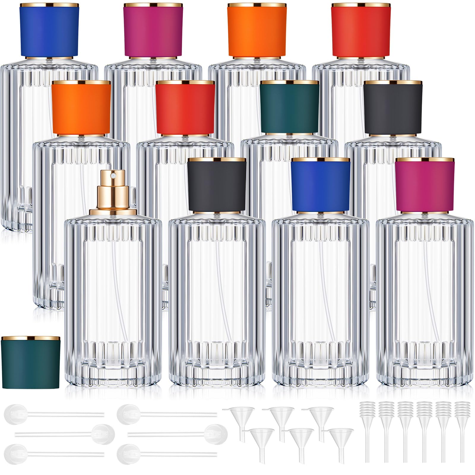 Flacons de parfum vides 100 ml en verre rechargeables pour voyage Teenyyou