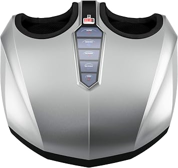 Miko Shiatsu Home Foot Massager Machine With Switchable Heat Silver