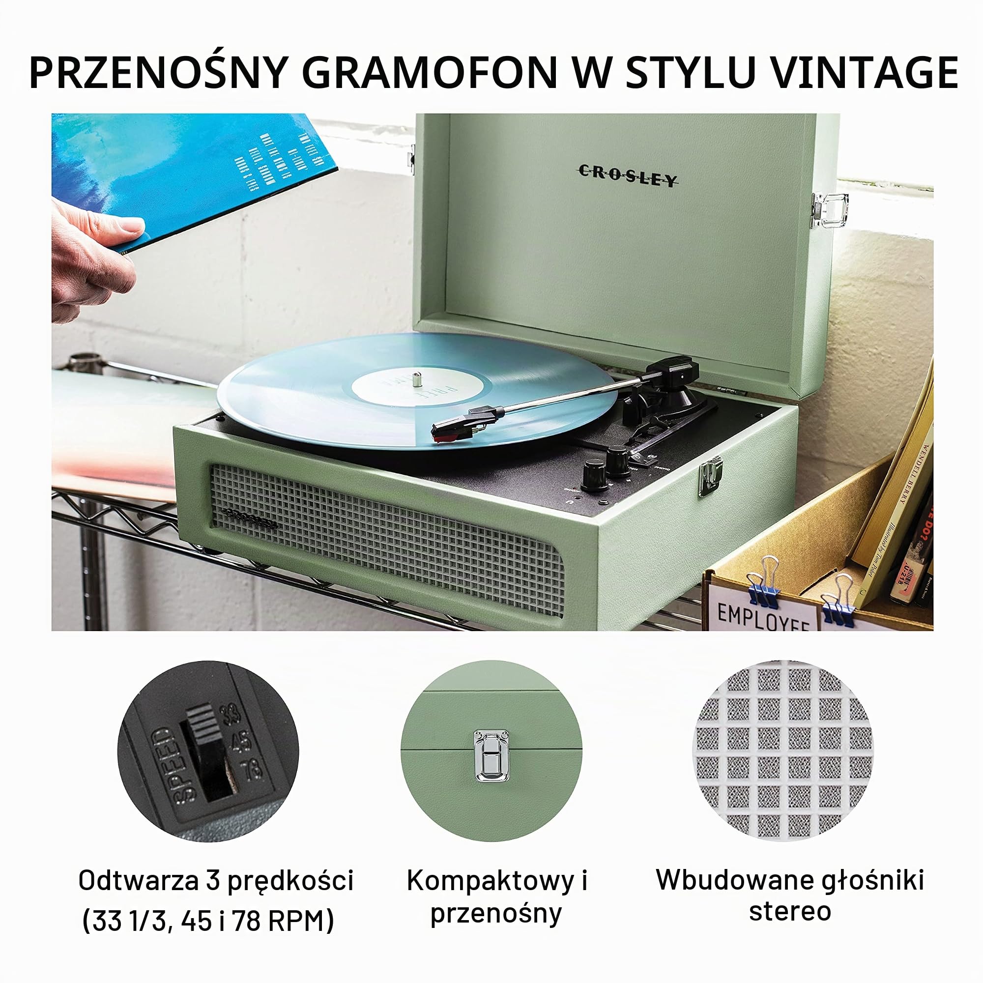 Crosley Gramofon w Salvia