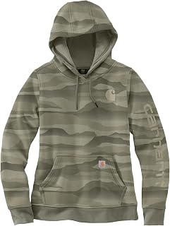 Carhartt Women's Marquette Landscape Camo Hoodie - Heavyweight Fleece Pullover