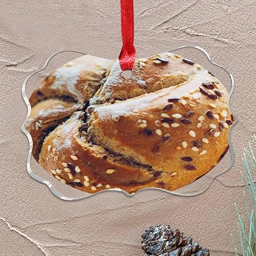 Vista 89 de Grill Master Meat Kebab Adorno de Navidad Fruta Hamburgo Patatas Fritas Cuadro Mariposa Árbol de Navidad Adorno Recuerdo Deliciosa Comida Sabrosa