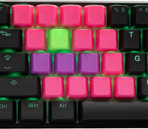 Miniatura 7 de TAI-HAO Teclas de goma en blanco para juegos en blanco No.9 compatible con todos los tipos de teclados MX