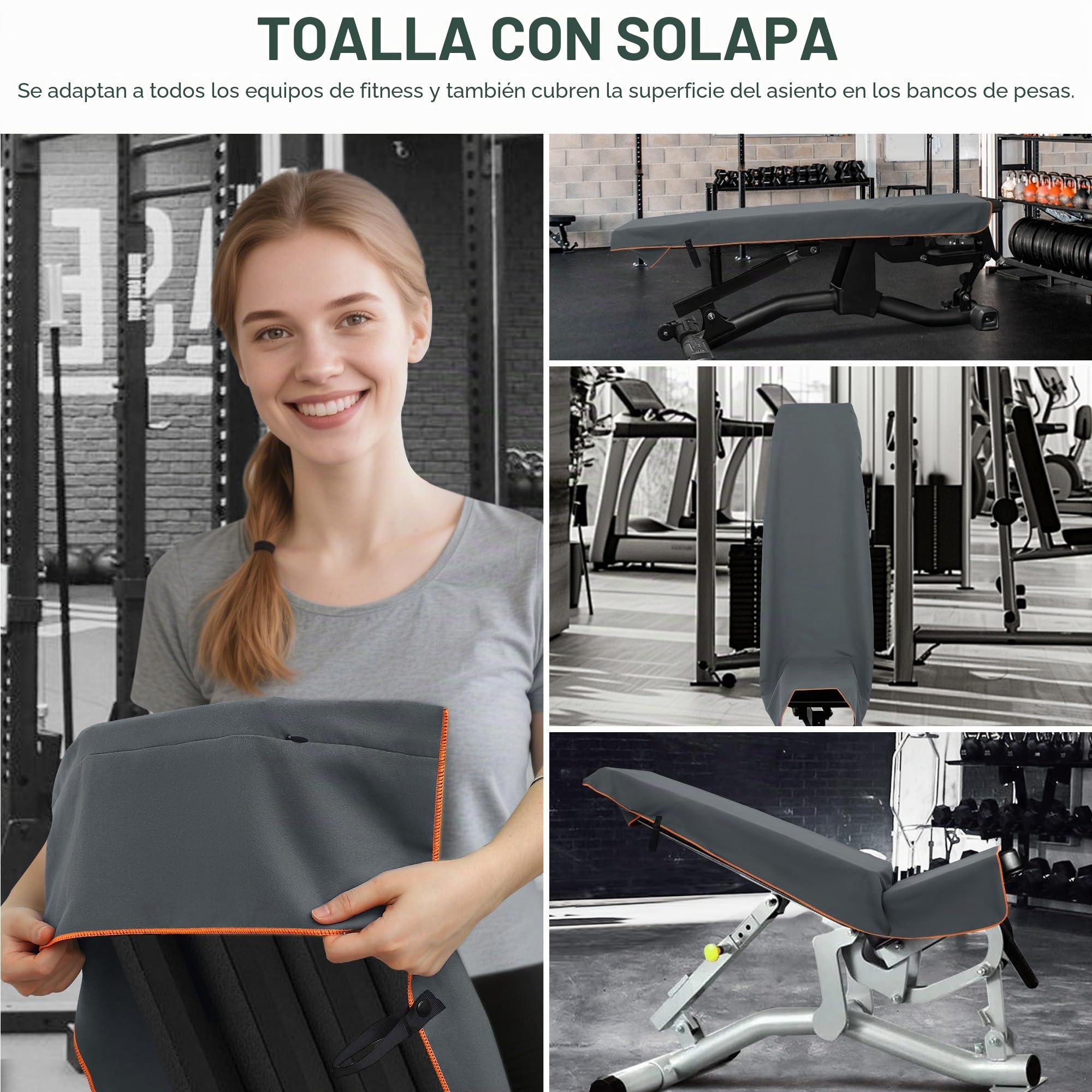 2 Piezas Toalla de Microfibra, 120x50 cm Toalla Gimnasio, Absorbente y de Secado Rápido, Ultraligera, Ideal para Gym, Viaje, Deporte, Playa, Camping, Yoga y Sauna (Gris Ballena - Amarillo)