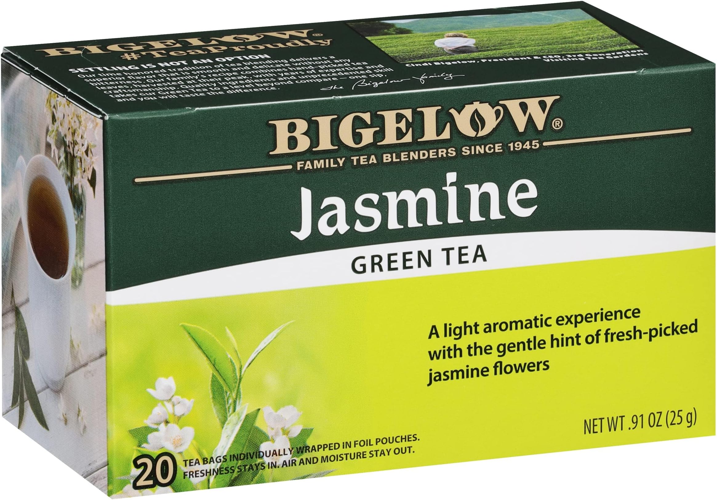 Bigelow Tea Jasmine Green Tea 20 Count (Pack of 1