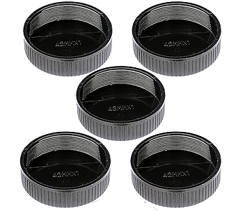 Lens Rear Caps for M42 42mm Screw Mount Lens (5 Packs)