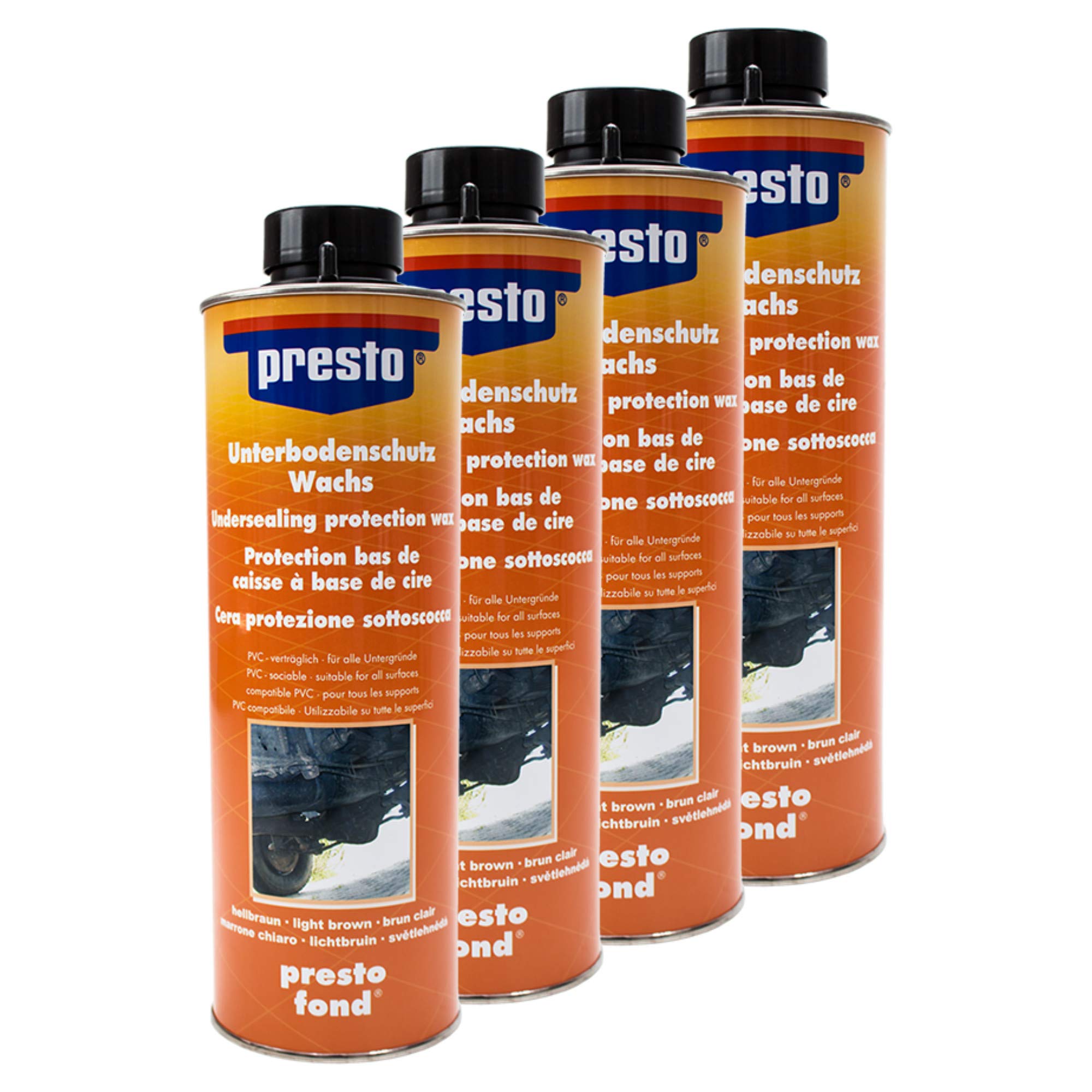 4 x Presto 603246 subsuelo – A Base De Cera Claro 1L