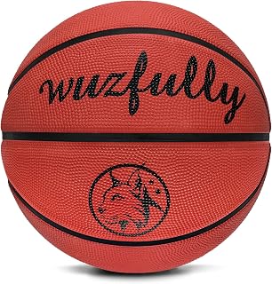 Wuzfully Kids Basketball Size 3(22") for Toddler boy and Girls, Youth Basketball Size 5(27.5") for Indoor Outdoor Pool Play Games