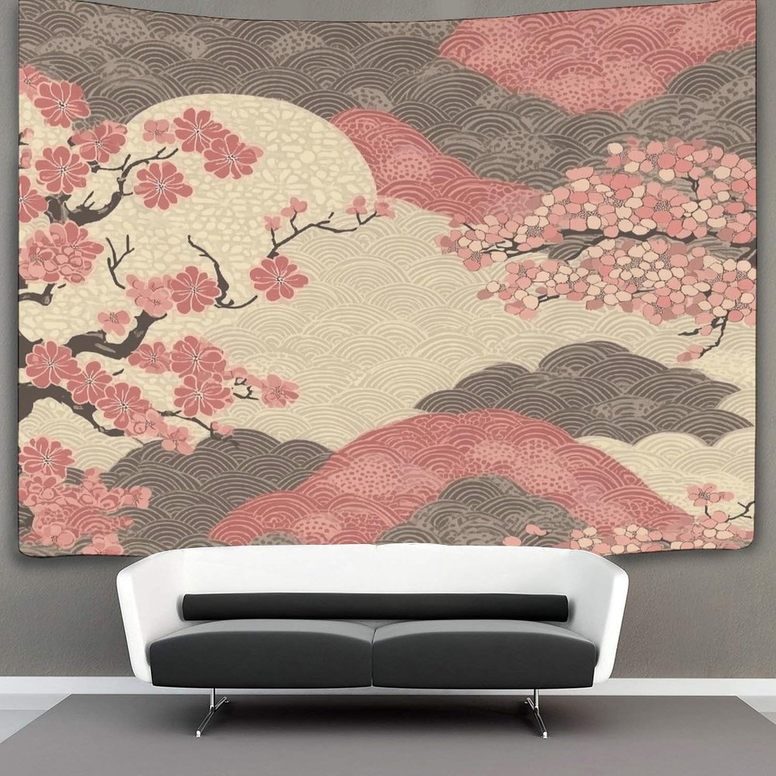 Kaiyun Style-3 Cherry Blossom Tapestry Wall Hanging Abstract Pattern Tapestry Tapestries For Bedroom Living Room Dorm Decor 100Cmx150cm