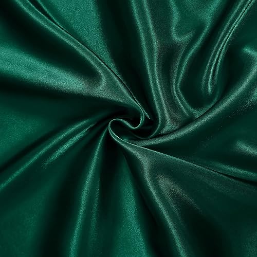 Miniatura 6 de Homiest Juego de sábanas de satén de 7 piezas, tamaño California King, juego de sábanas de satén, juego de sábanas de satén de lujo, 1 sábana bajera