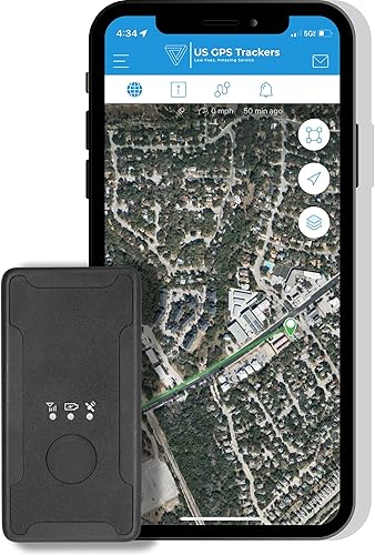 US GPS Tracker - Mini rastreador GPS magnético 4G LTE para vehículos, equipos, activos y gestión de flotas, seguimiento antirrobo en tiempo real,
